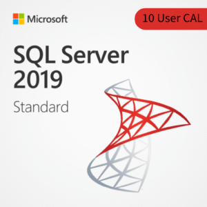 Microsoft SQL Server 2019 Standard – 10 User CAL