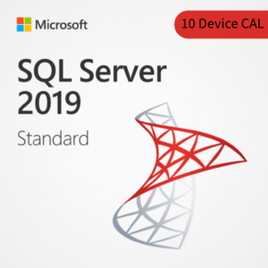 Microsoft SQL Server 2019 Standard – 10 Device CAL
